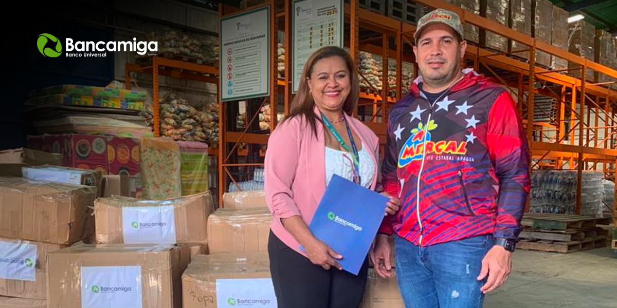 BANCAMIGA ENTREGO SU APOYO SOLIDARIO A LAS TEJERIAS