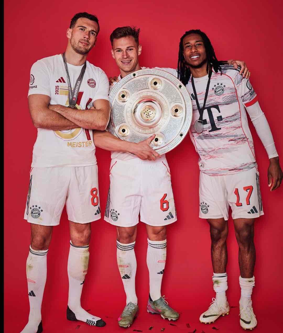 Bayern Munich celebrates its collective effort